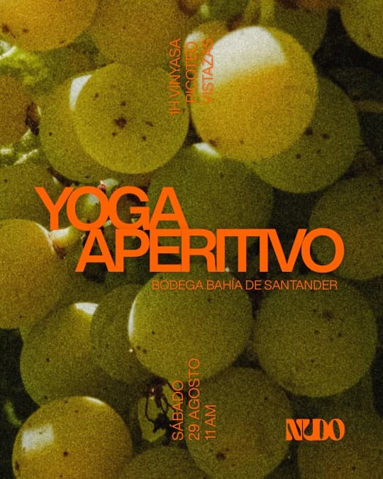 YOGA + APERITIVO · NUDO X BODEGA BAHÍA DE SANTANDER